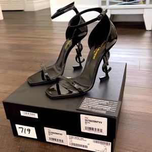 YSL Opyum Sandals in patent leather